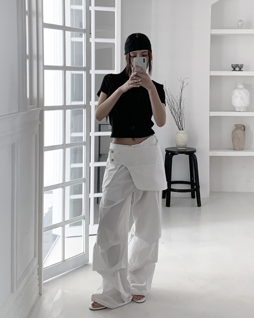 LIVE AID-P韓國直郵女士新品休閑推薦26春夏人氣職業裙褲LIVE AID-P裙褲