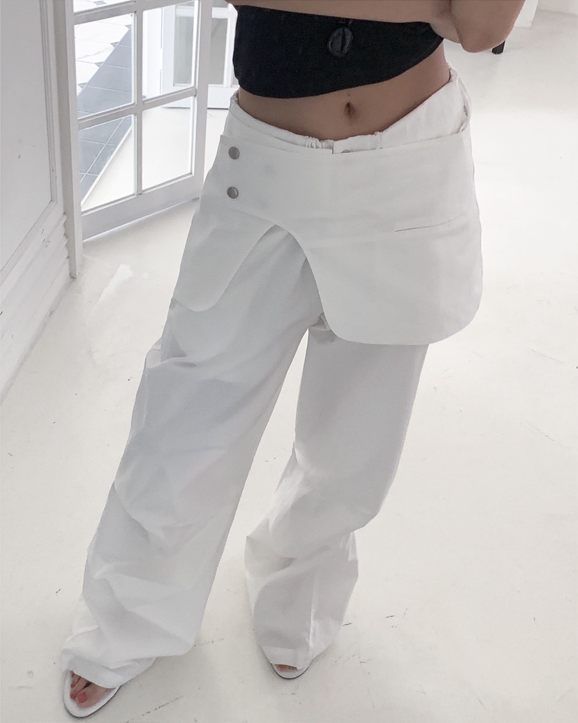 LIVE AID-P韓國直郵女士新品休閑推薦26春夏人氣職業裙褲LIVE AID-P裙褲