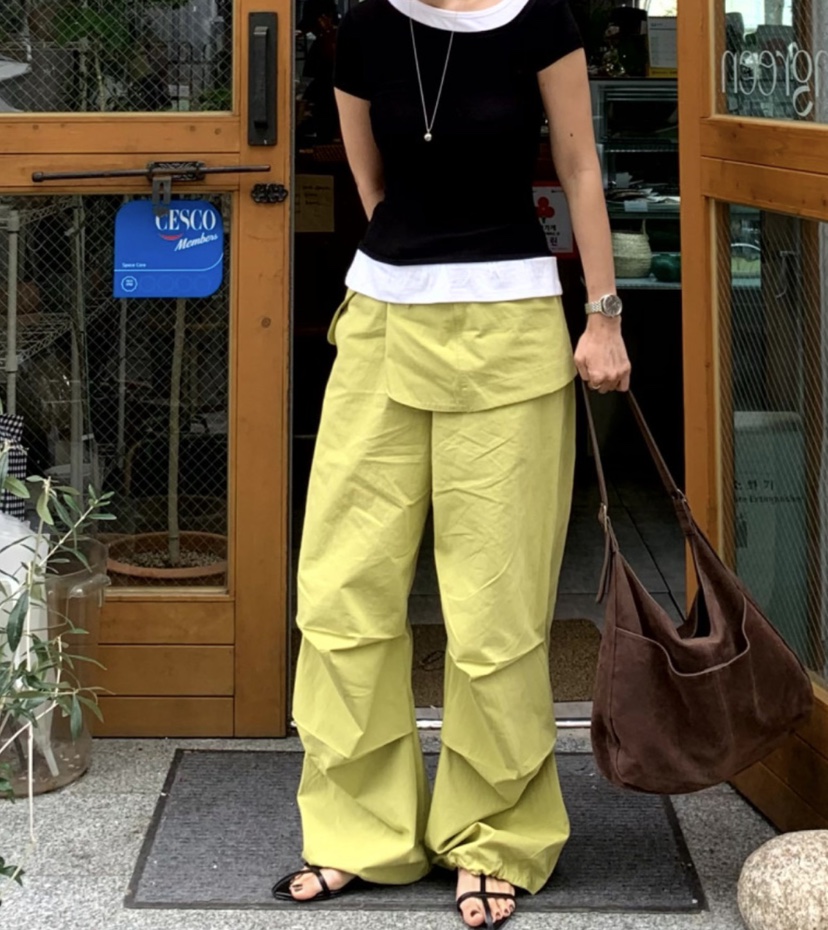 LIVE AID-P韓國直郵女士新品休閑推薦26春夏人氣職業裙褲LIVE AID-P裙褲