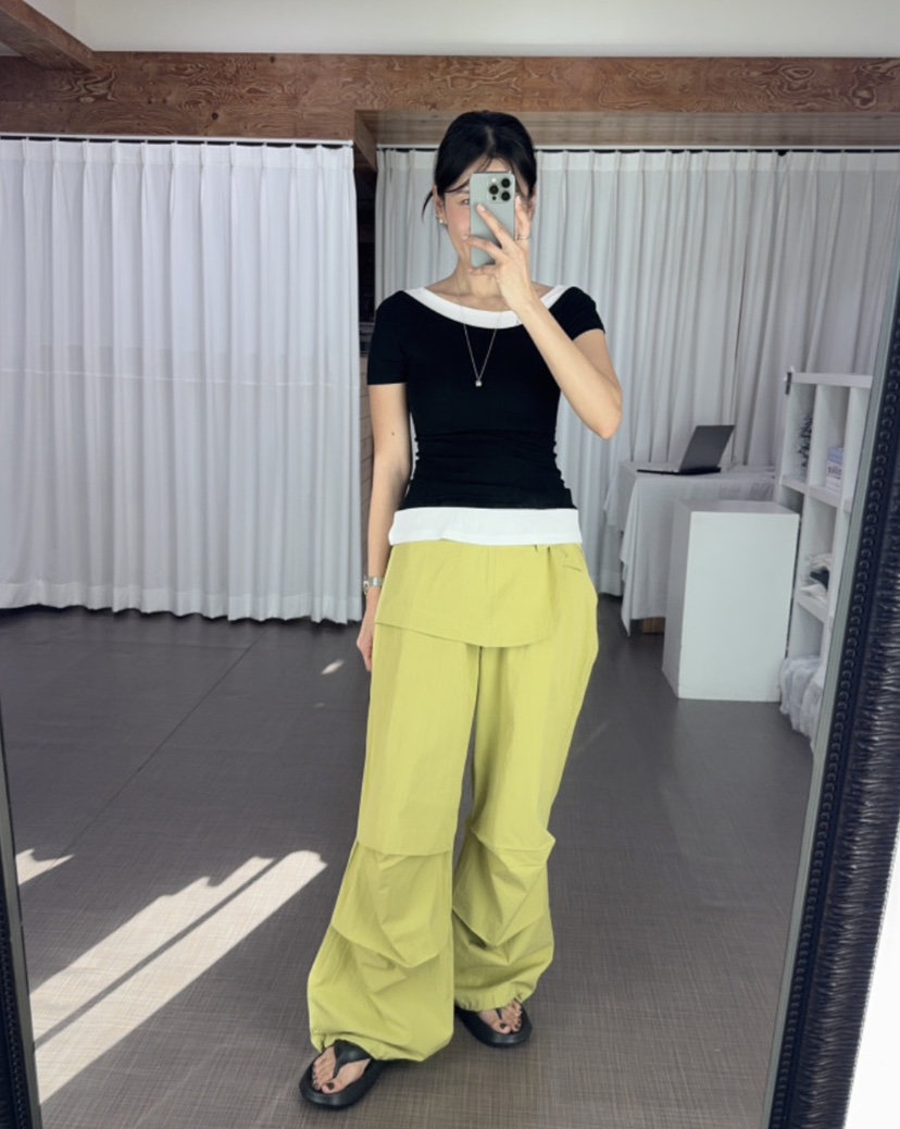 LIVE AID-P韓國直郵女士新品休閑推薦26春夏人氣職業裙褲LIVE AID-P裙褲