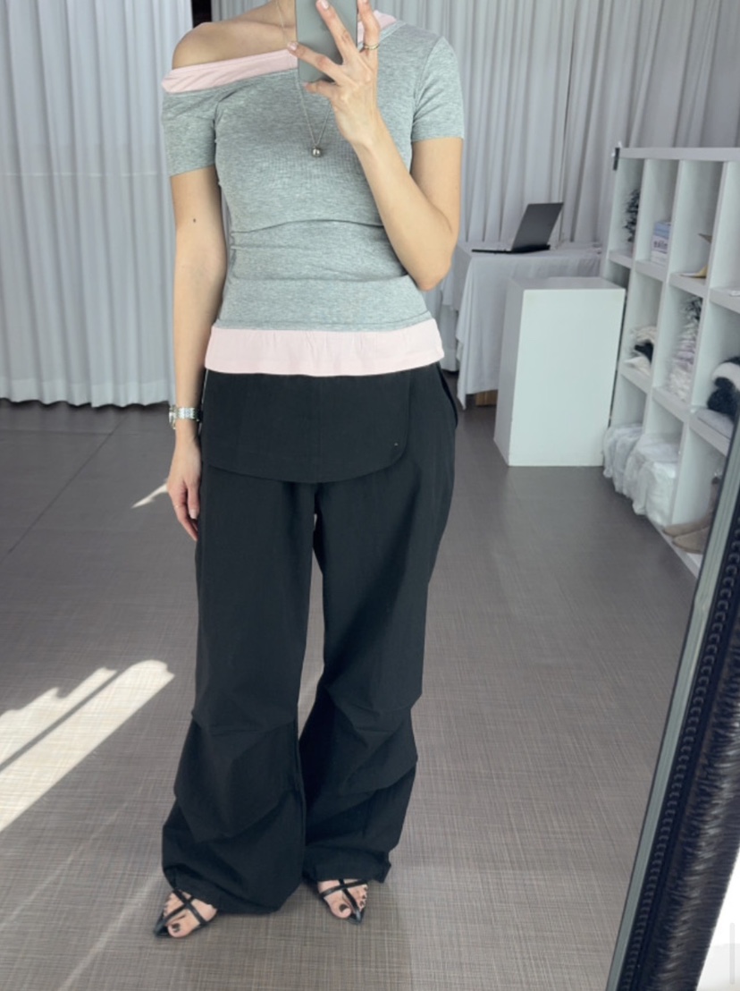 LIVE AID-P韓國直郵女士新品休閑推薦26春夏人氣職業裙褲LIVE AID-P裙褲