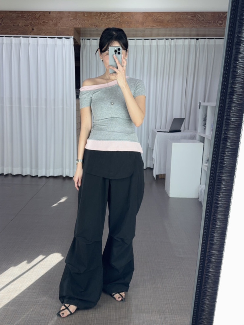 LIVE AID-P韓國直郵女士新品休閑推薦26春夏人氣職業裙褲LIVE AID-P裙褲