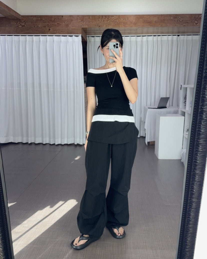 LIVE AID-P韓國直郵女士新品休閑推薦26春夏人氣職業裙褲LIVE AID-P裙褲