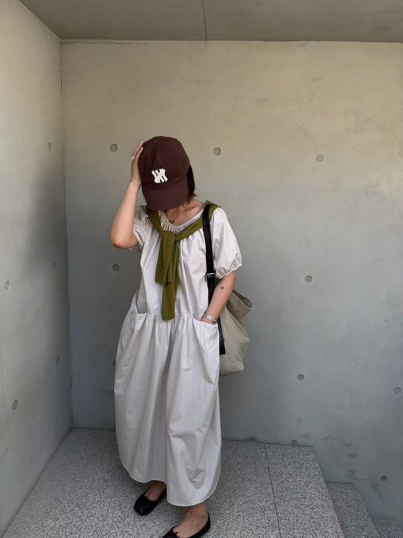 OLI SEOUL韓國直郵實拍女裝新品職業休閑熱賣26春夏連衣裙OLI SEOUL連衣裙