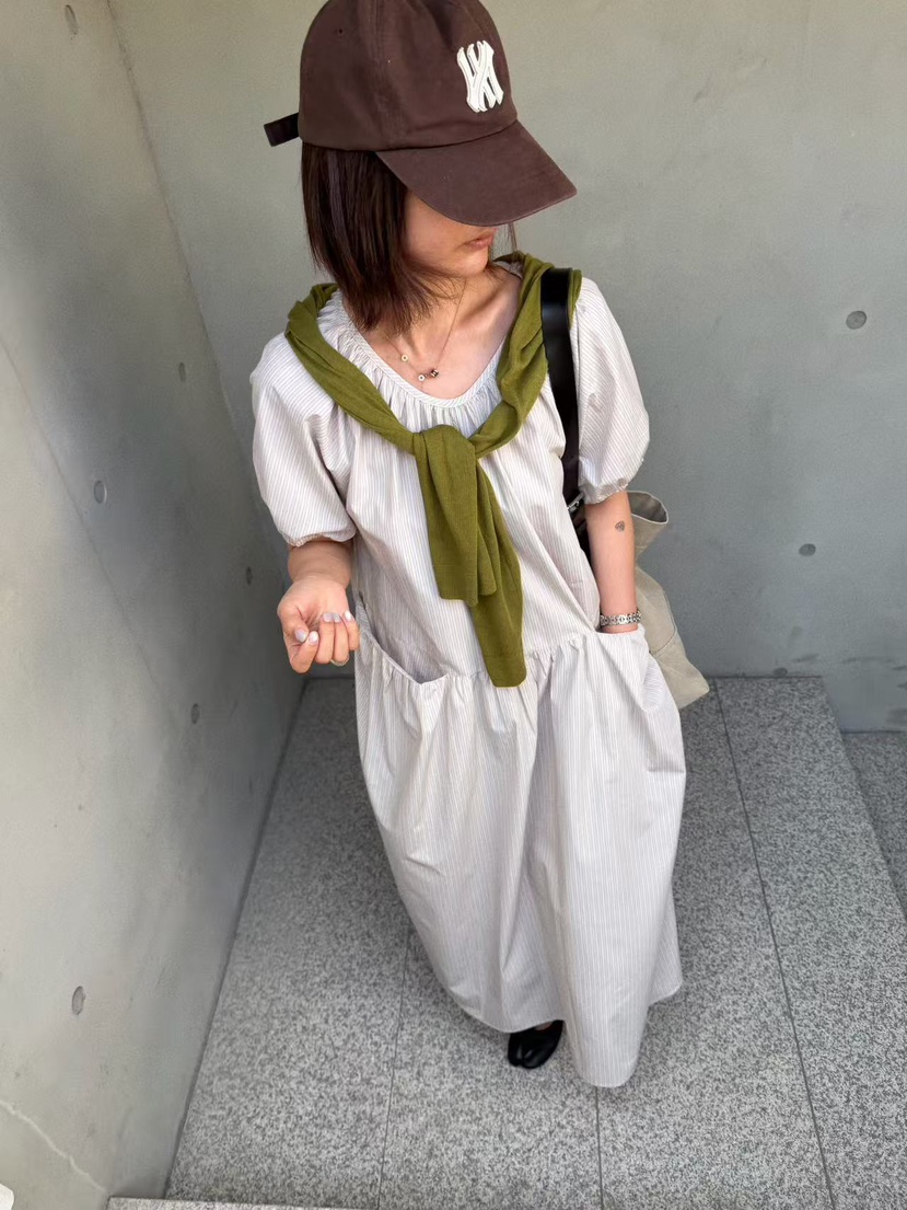 OLI SEOUL韓國直郵實拍女裝新品職業休閑熱賣26春夏連衣裙OLI SEOUL連衣裙