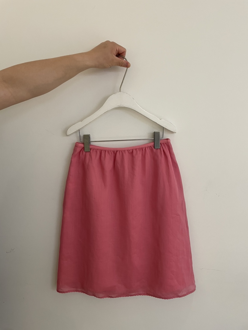 JEONG GAM STUDIOS韓國東大門直郵女裝新款休閑半身裙中短裙亞麻JEONG GAM STUDIOS半身裙/中短裙