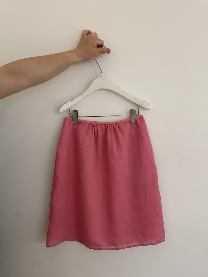 JEONG GAM STUDIOS韓國東大門直郵女裝新款休閑半身裙中短裙亞麻JEONG GAM STUDIOS半身裙/中短裙圖色1