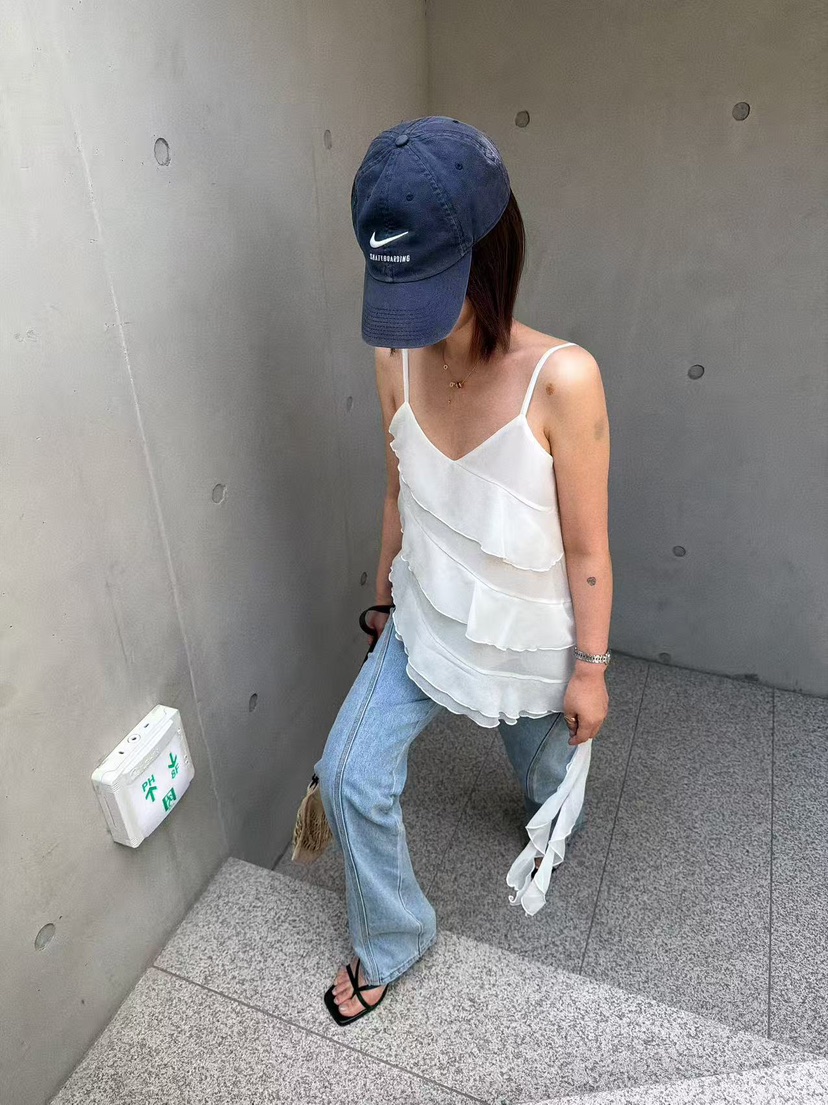 OLI SEOUL韓國東大門代購女裝新品休閑熱賣職業吊帶背心OLI SEOUL吊帶/背心