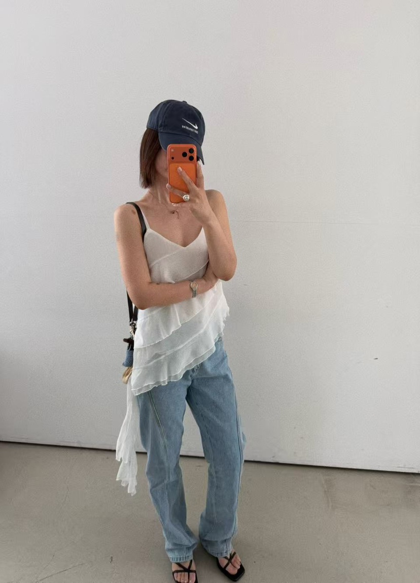 OLI SEOUL韓國東大門代購女裝新品休閑熱賣職業吊帶背心OLI SEOUL吊帶/背心