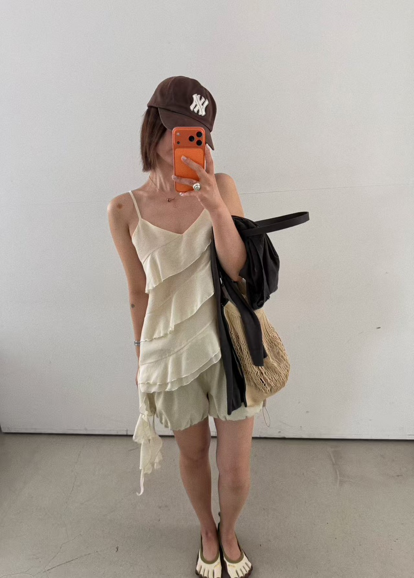 OLI SEOUL韓國東大門代購女裝新品休閑熱賣職業吊帶背心OLI SEOUL吊帶/背心