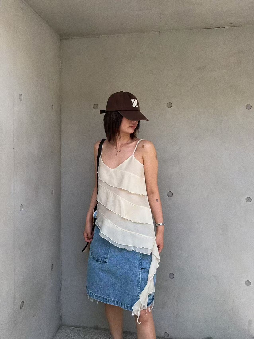 OLI SEOUL韓國東大門代購女裝新品休閑熱賣職業吊帶背心OLI SEOUL吊帶/背心