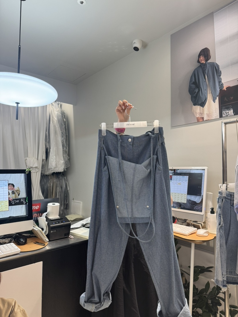 OLI SEOUL韓國東大門代購女士新品人氣時尚熱賣職業背帶褲OLI SEOUL背帶褲