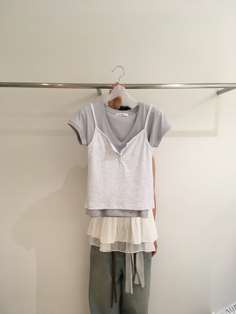 AUBE韓國直郵女士新款熱賣26春夏職業人氣時尚推薦休閑套裝AUBE套裝圖色1