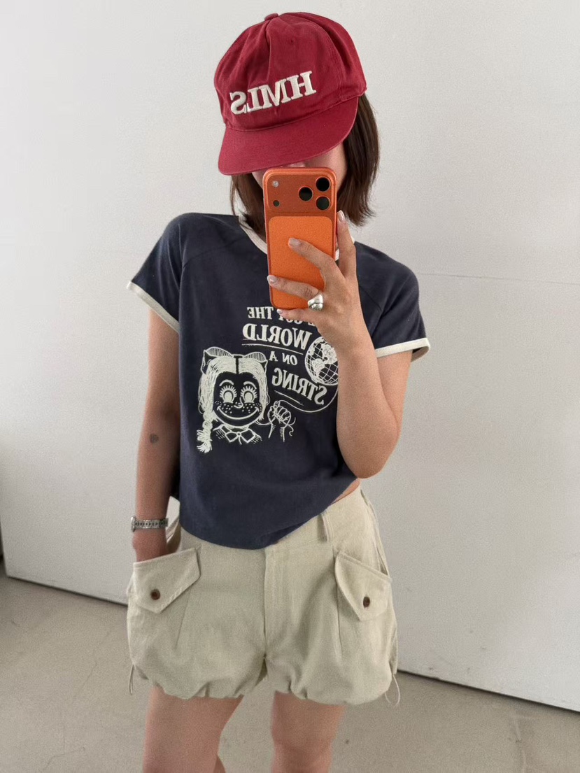 OLI SEOUL韓國東大門代購女士新款休閑時尚職業26春夏T恤OLI SEOULT恤