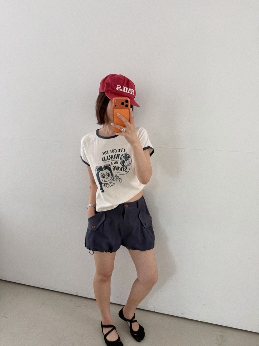 OLI SEOUL韓國東大門代購女士新款休閑時尚職業26春夏T恤OLI SEOULT恤