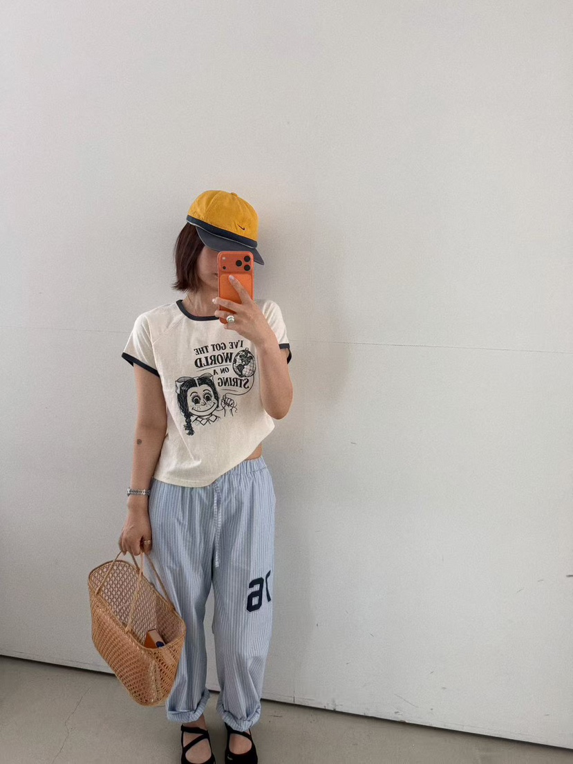 OLI SEOUL韓國東大門代購女士新款休閑時尚職業26春夏T恤OLI SEOULT恤