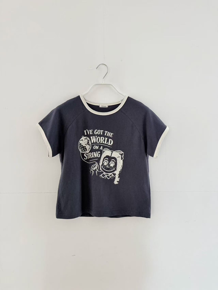 OLI SEOUL韓國東大門代購女士新款休閑時尚職業26春夏T恤OLI SEOULT恤圖色2