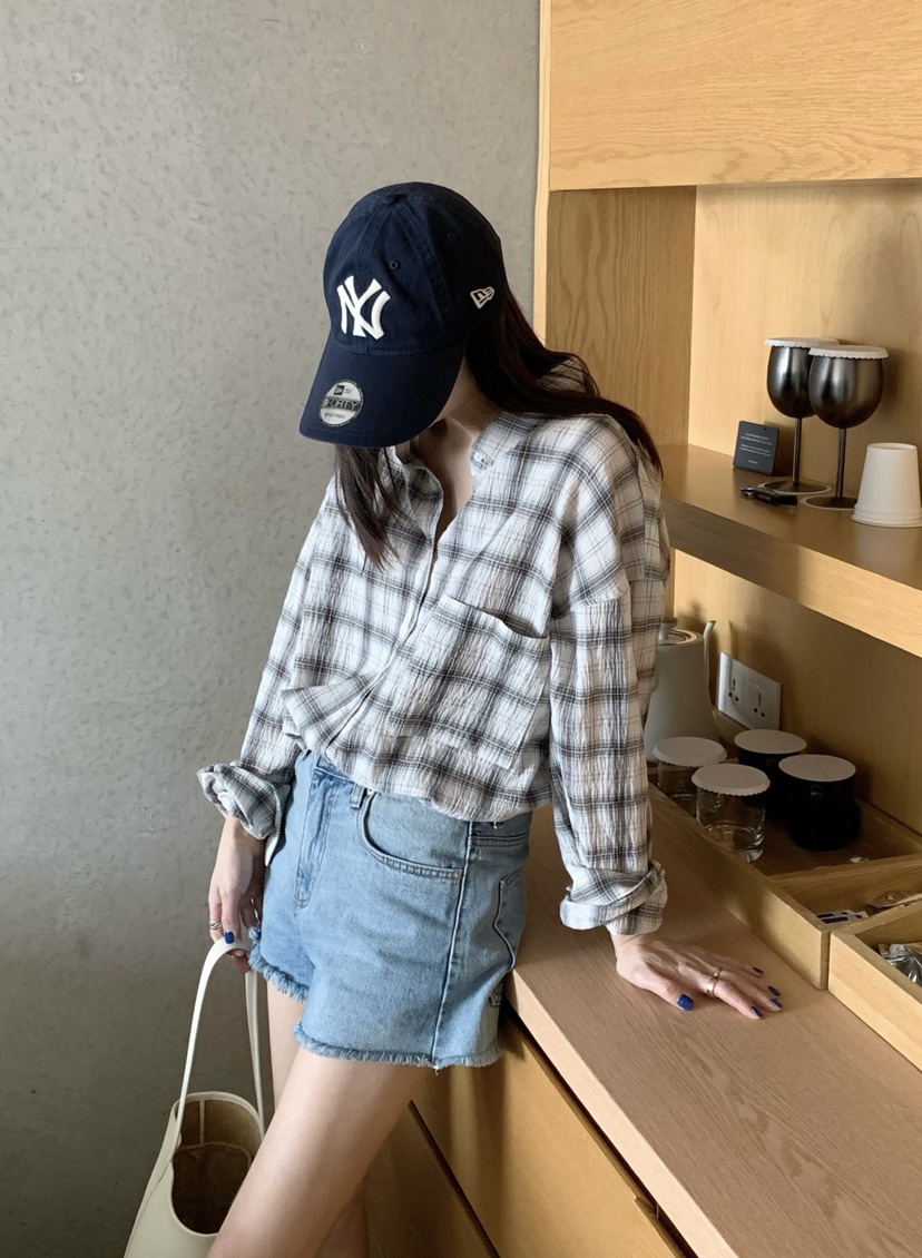 COURGETTE韓國東大門直郵女士新品休閑職業推薦襯衫蕾絲衫COURGETTE襯衫/蕾絲衫