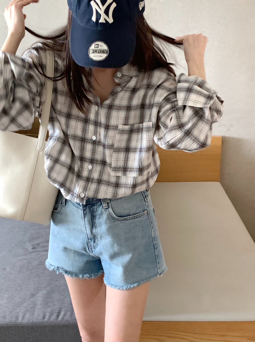 COURGETTE韓國東大門直郵女士新品休閑職業推薦襯衫蕾絲衫COURGETTE襯衫/蕾絲衫