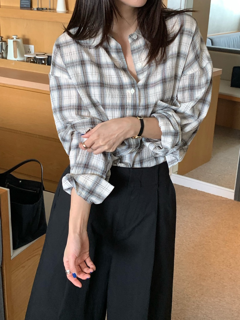 COURGETTE韓國東大門直郵女士新品休閑職業推薦襯衫蕾絲衫COURGETTE襯衫/蕾絲衫