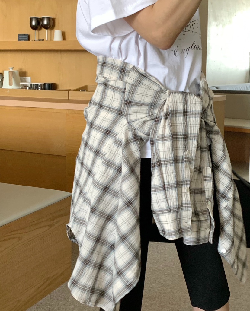 COURGETTE韓國東大門直郵女士新品休閑職業推薦襯衫蕾絲衫COURGETTE襯衫/蕾絲衫