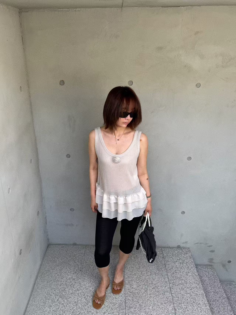 OLI SEOUL韓國代購女士新品時尚熱賣26春夏推薦吊帶背心OLI SEOUL吊帶/背心