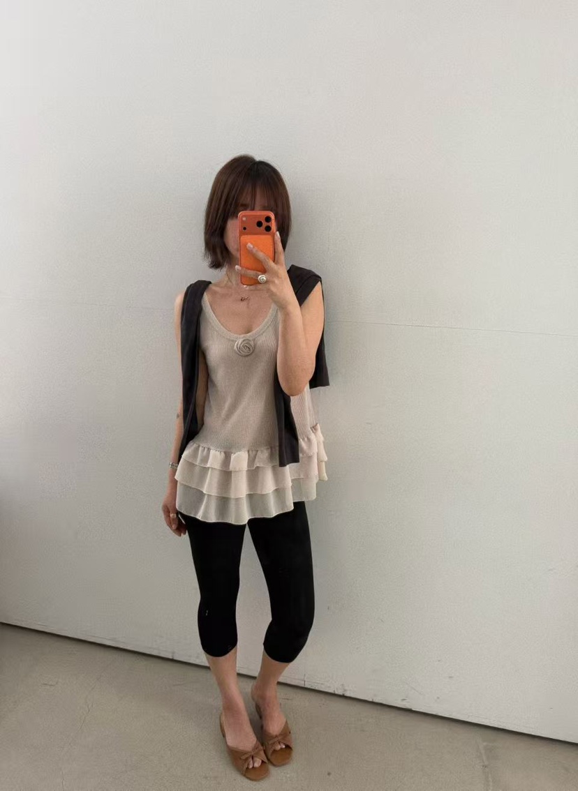 OLI SEOUL韓國代購女士新品時尚熱賣26春夏推薦吊帶背心OLI SEOUL吊帶/背心