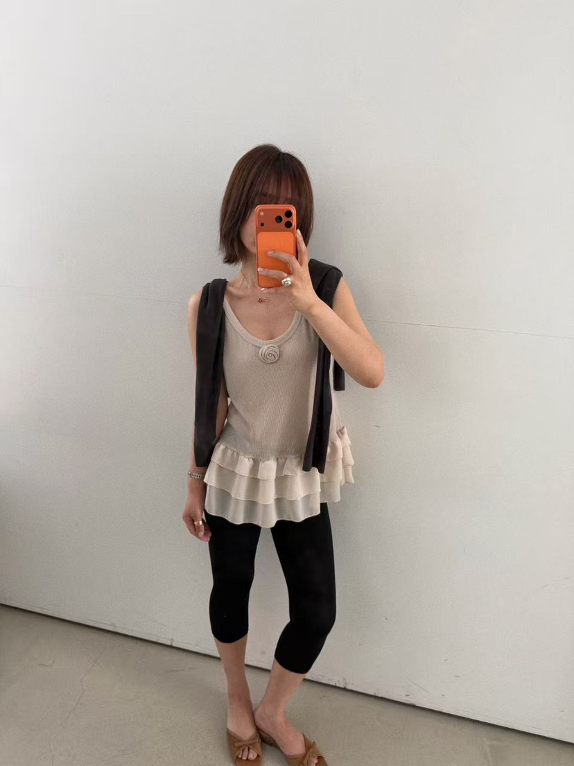 OLI SEOUL韓國代購女士新品時尚熱賣26春夏推薦吊帶背心OLI SEOUL吊帶/背心