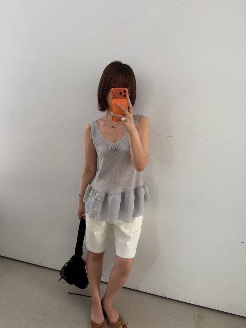 OLI SEOUL韓國代購女士新品時尚熱賣26春夏推薦吊帶背心OLI SEOUL吊帶/背心