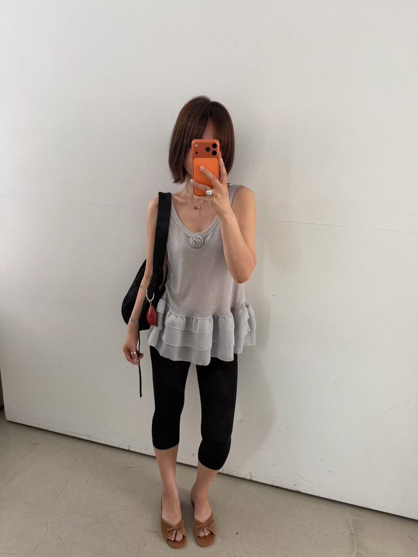 OLI SEOUL韓國代購女士新品時尚熱賣26春夏推薦吊帶背心OLI SEOUL吊帶/背心