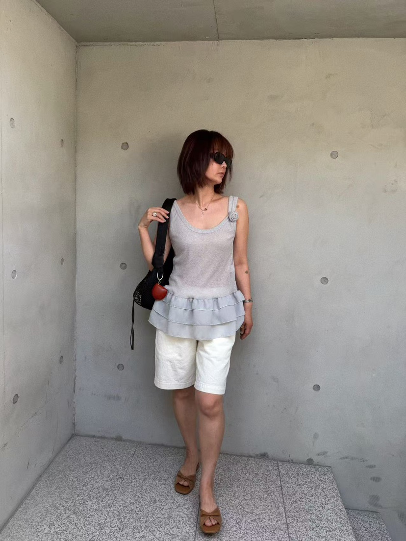 OLI SEOUL韓國代購女士新品時尚熱賣26春夏推薦吊帶背心OLI SEOUL吊帶/背心