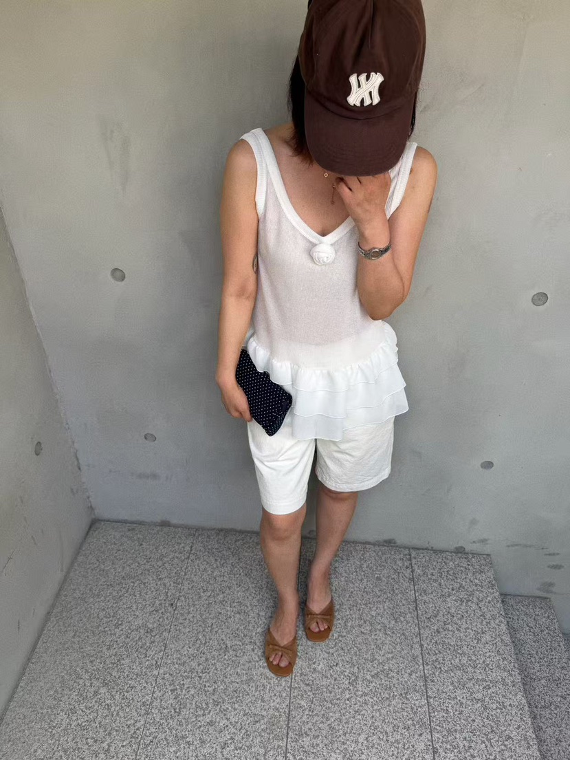 OLI SEOUL韓國代購女士新品時尚熱賣26春夏推薦吊帶背心OLI SEOUL吊帶/背心