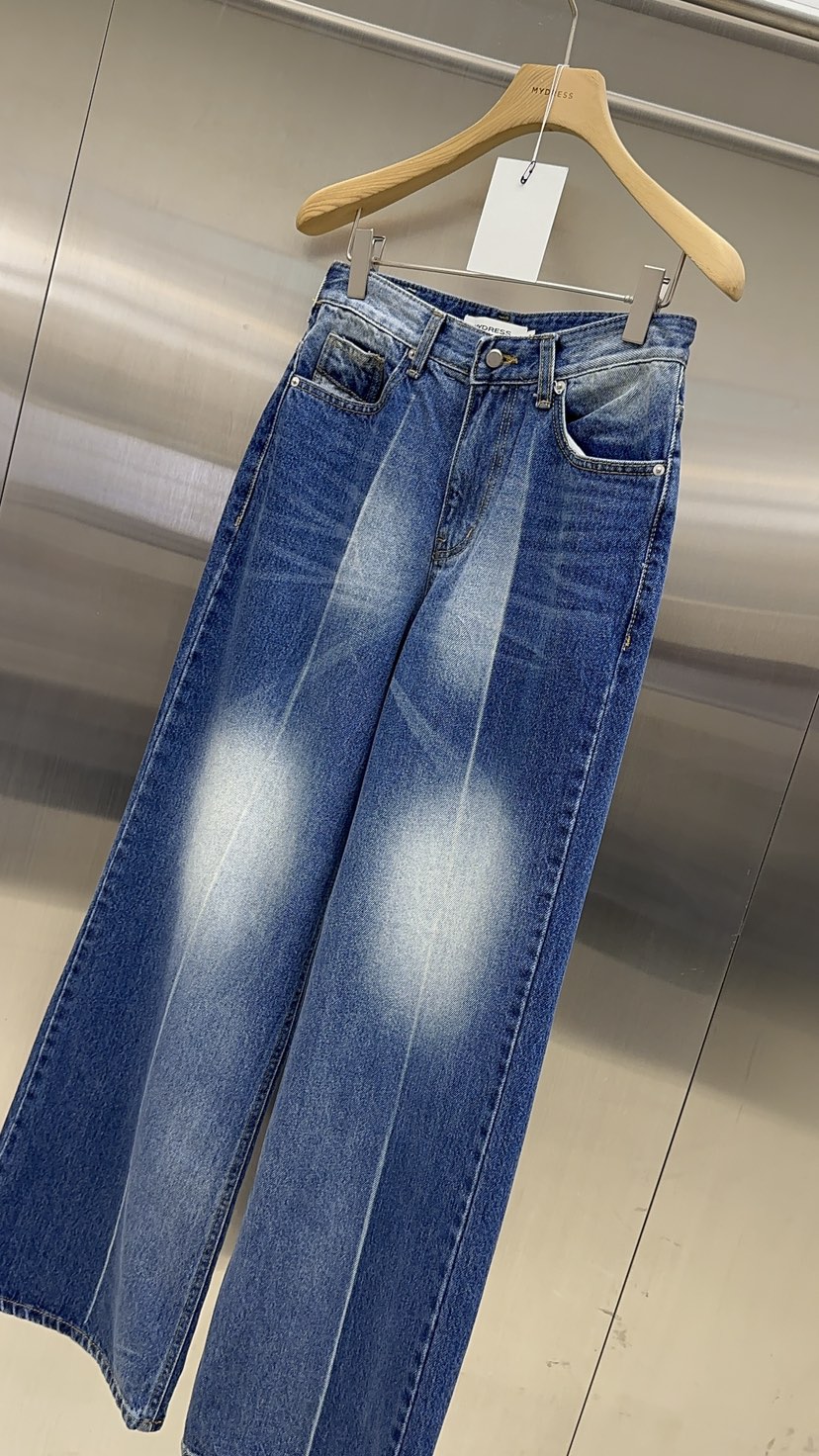 MYDRESS韓國東大門直郵女裝新款26春夏時尚人氣休閑牛仔褲MYDRESS牛仔褲
