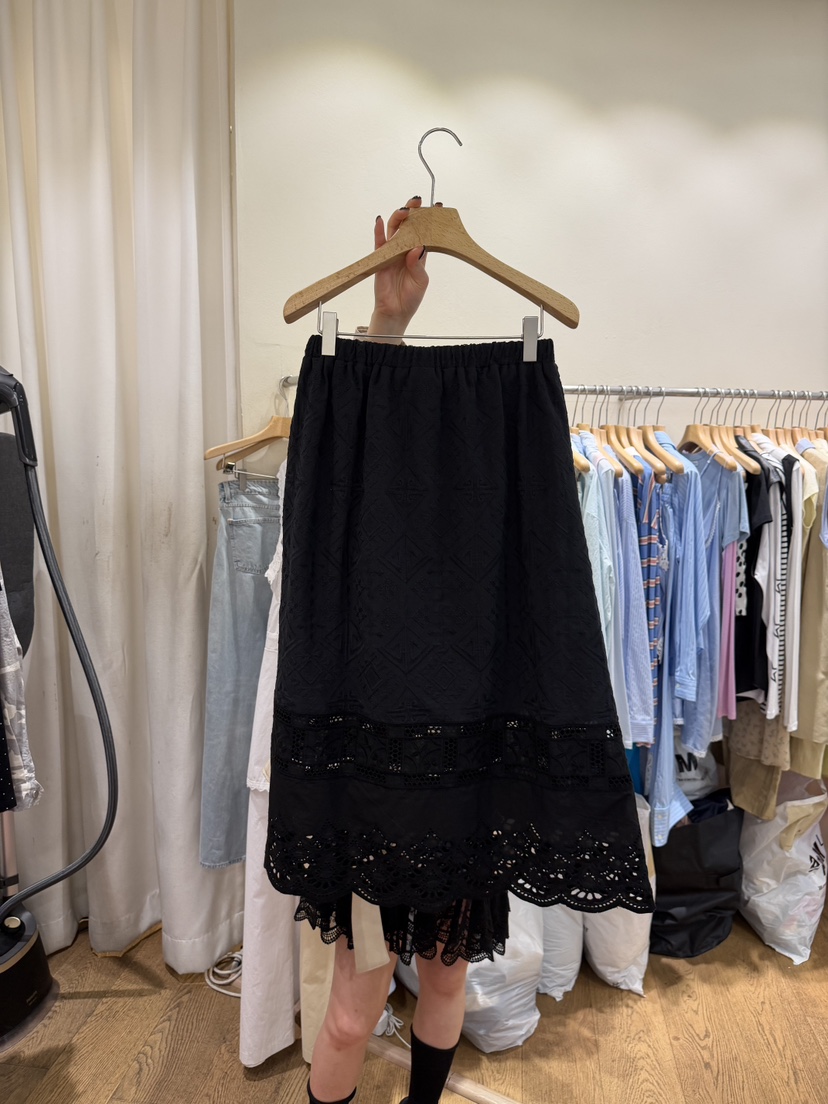 AUVERFIT韓國直郵女士新款26春夏職業推薦休閑人氣時尚長裙AUVERFIT長裙