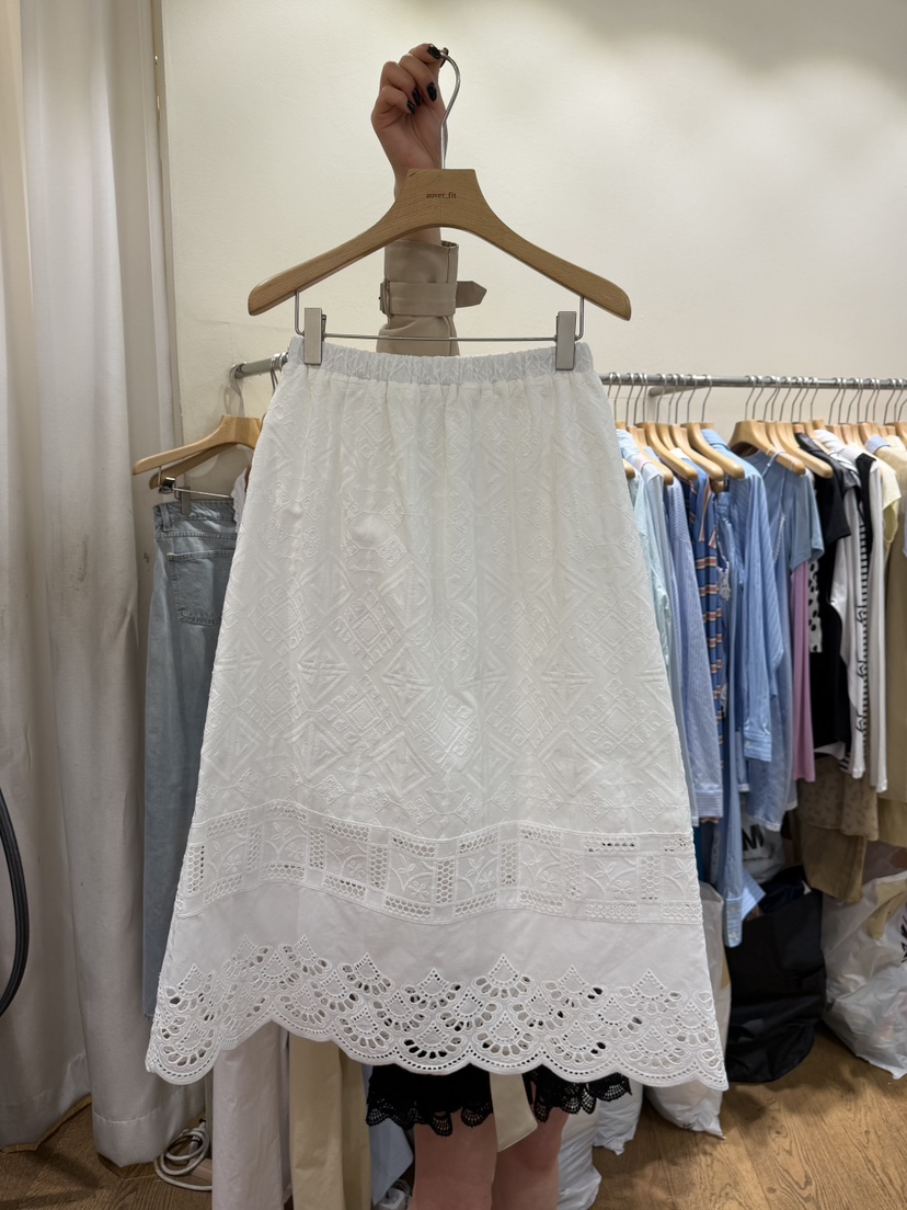 AUVERFIT韓國直郵女士新款26春夏職業推薦休閑人氣時尚長裙AUVERFIT長裙圖色1