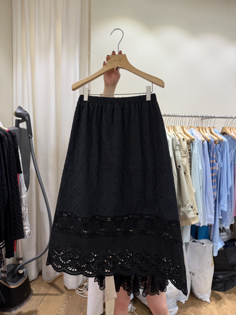 AUVERFIT韓國直郵女士新款26春夏職業推薦休閑人氣時尚長裙AUVERFIT長裙圖色2