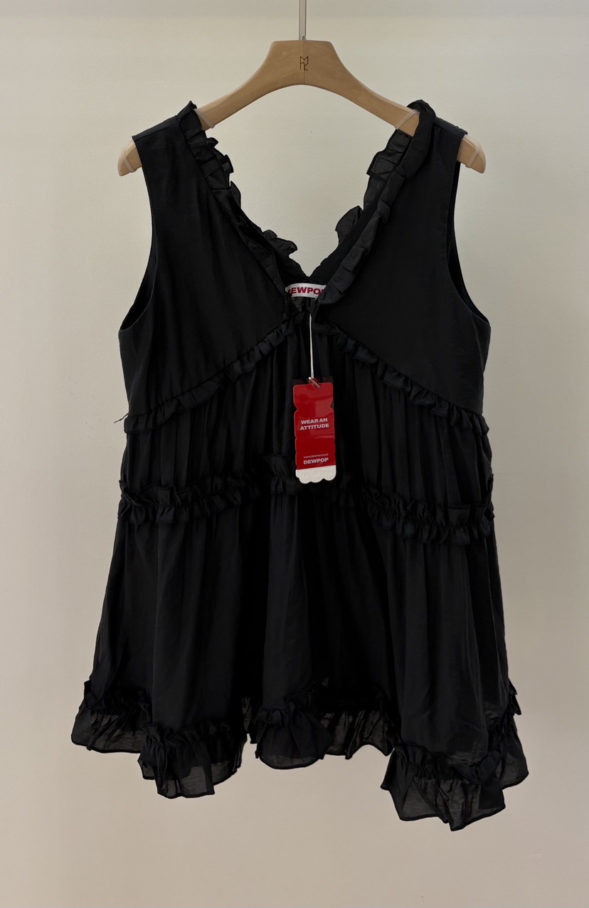 DEWPOP韓國代購女士新款熱賣休閑推薦人氣時尚職業吊帶背心DEWPOP吊帶/背心圖色3