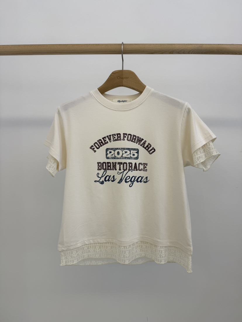 BY CHAPTER韓國直郵實拍女士新款人氣職業時尚休閑熱賣T恤BY ChapterT恤圖色1