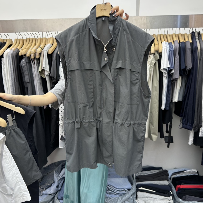 SPECIAL韓國東大門直郵女士新品職業26春夏人氣推薦馬甲長款SPECIAL馬甲圖色3墨色