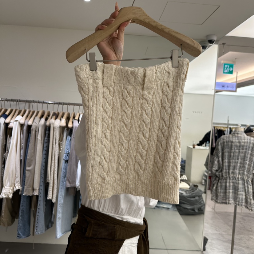 VAULT韓國直郵女士新款人氣休閑職業26春夏時尚短裙不含腰帶VAULT短裙