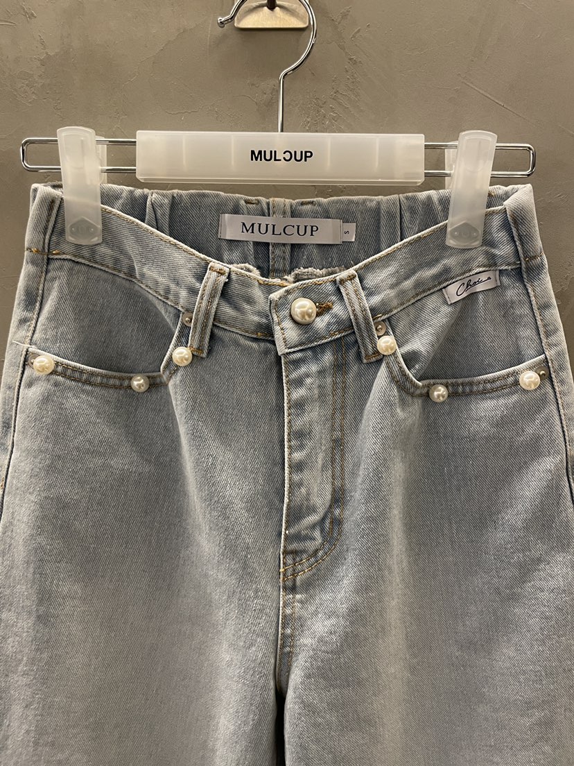MULCUP韓國代購女裝新品職業休閑熱賣人氣時尚推薦牛仔褲MULCUP牛仔褲