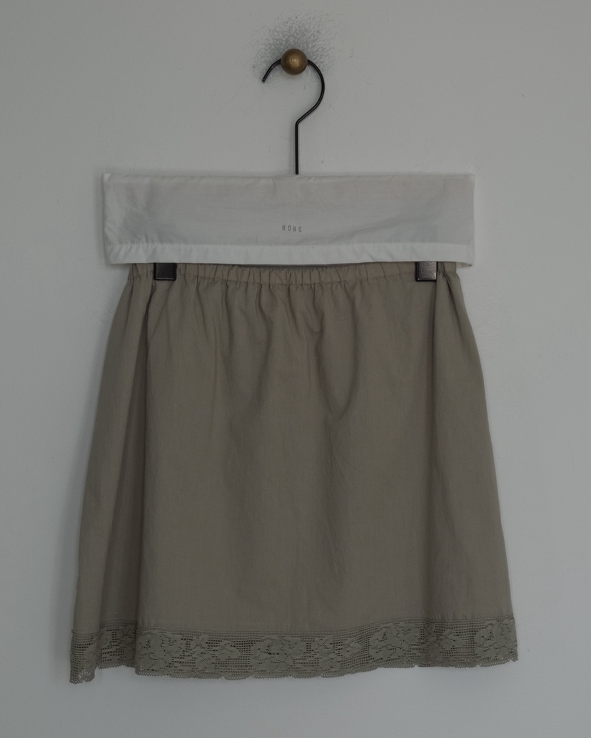 HONG-P韓國代購女裝新品休閑職業人氣時尚熱賣推薦短裙棉質HONG-P短裙圖色1