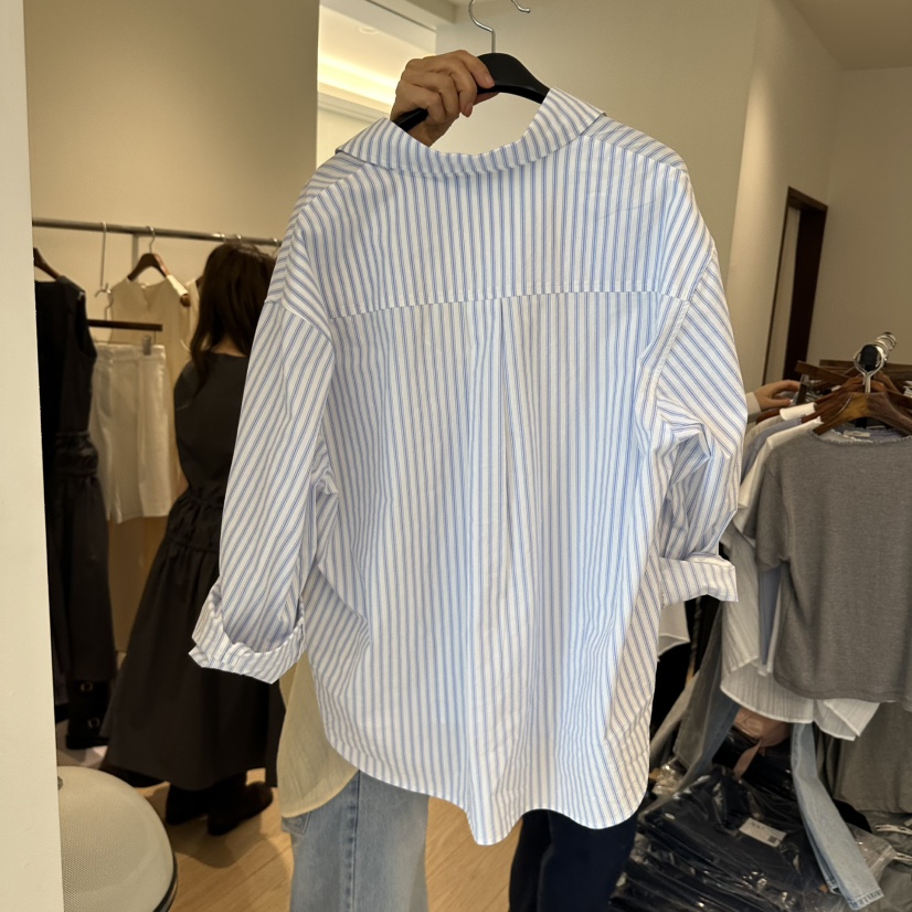 AGO韓國直郵女士新款26春夏職業時尚熱賣人氣休閑襯衫蕾絲衫AGO襯衫/蕾絲衫