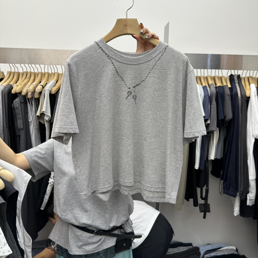 SPECIAL韓國東大門直郵女士新款人氣時尚職業休閑熱賣T恤SPECIALT恤圖色2