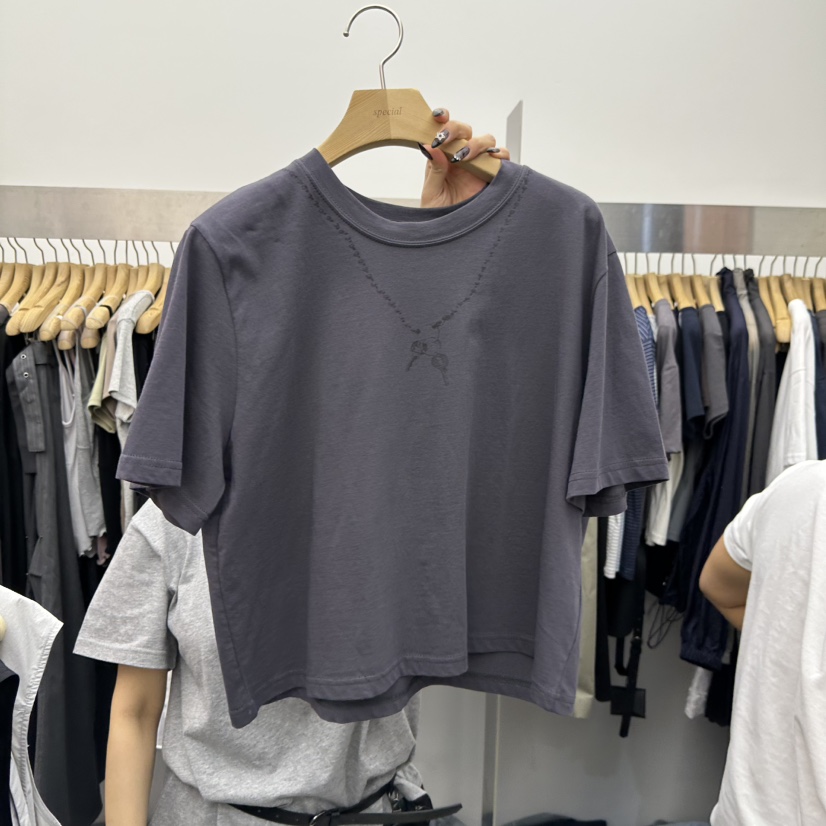 SPECIAL韓國東大門直郵女士新款人氣時尚職業休閑熱賣T恤SPECIALT恤圖色3墨色