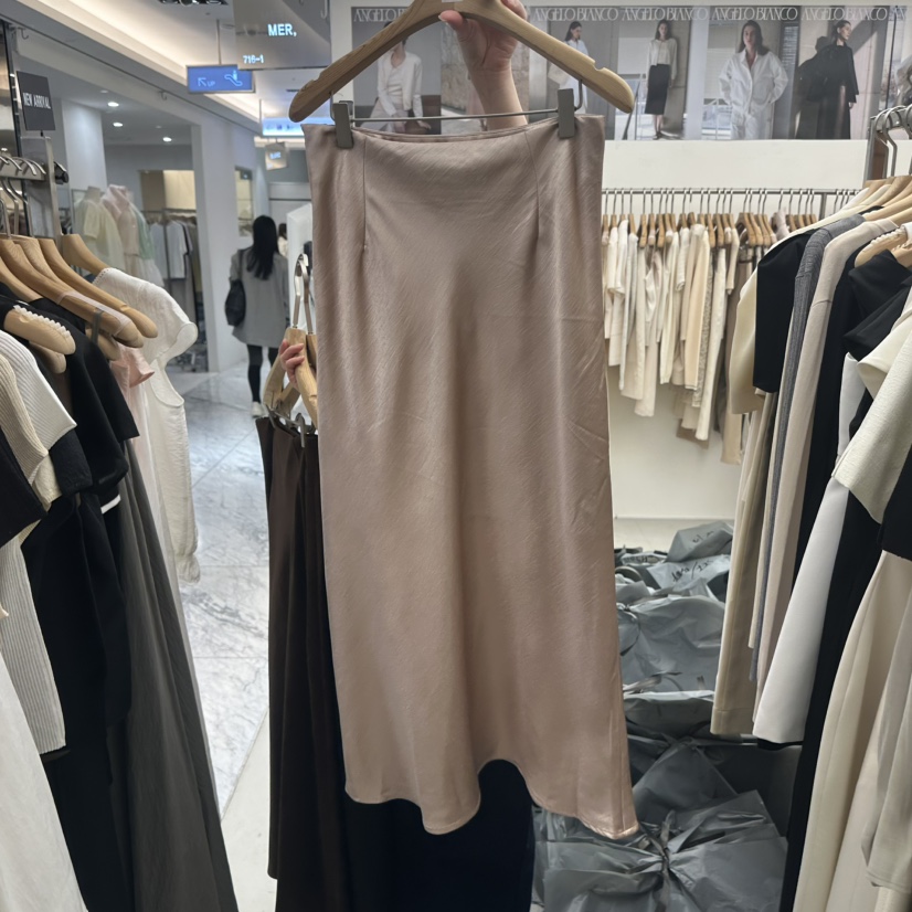MER韓國直郵實拍女裝新品人氣職業推薦26春夏休閑熱賣長裙MER/ANGELO BIANCO長裙
