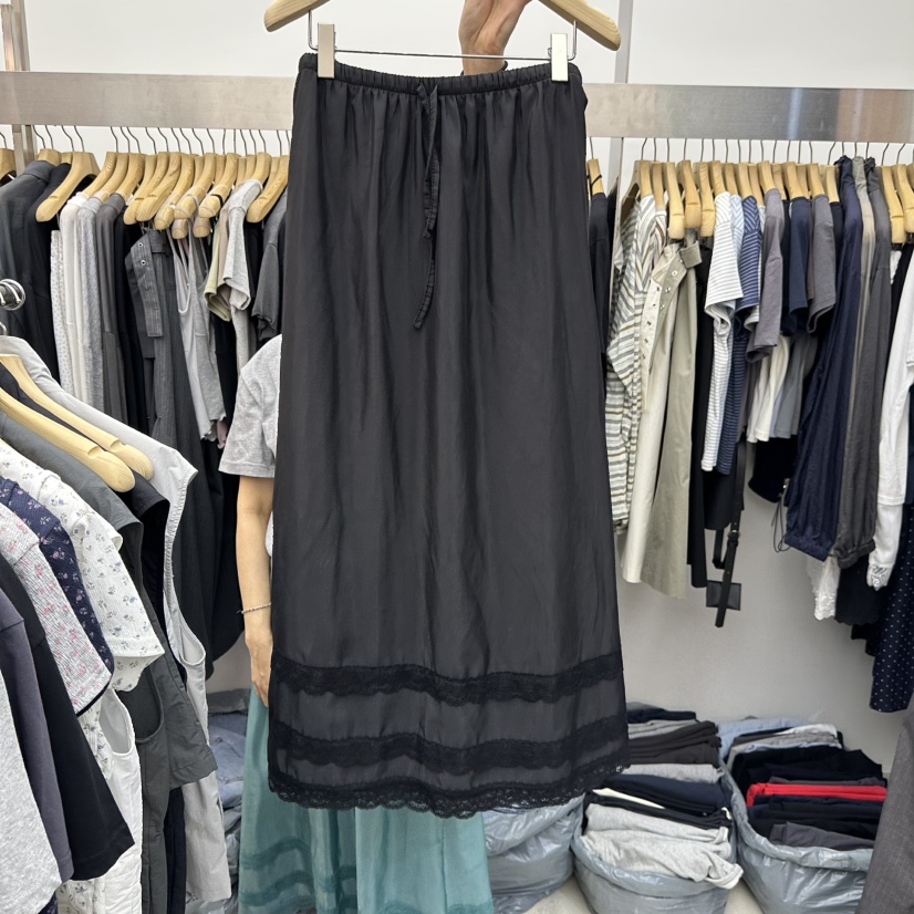 SPECIAL韓國代購女裝新款熱賣時尚推薦26春夏人氣長裙蕾絲SPECIAL長裙圖色9黑色