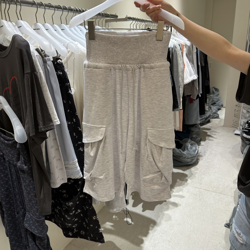 MOREMORE韓國直郵女士新品時尚休閑推薦26春夏短褲工裝褲more more短褲圖色1