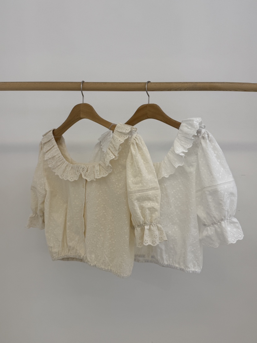 BY CHAPTER韓國東大門直郵女裝新品推薦時尚襯衫蕾絲衫雙面BY Chapter襯衫/蕾絲衫