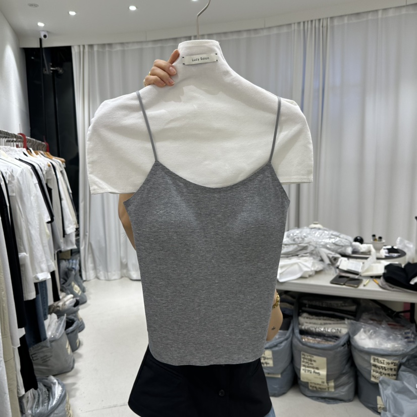 LUCY SALON韓國東大門直郵女裝新款休閑職業推薦吊帶背心LUCY SALON吊帶/背心圖色2